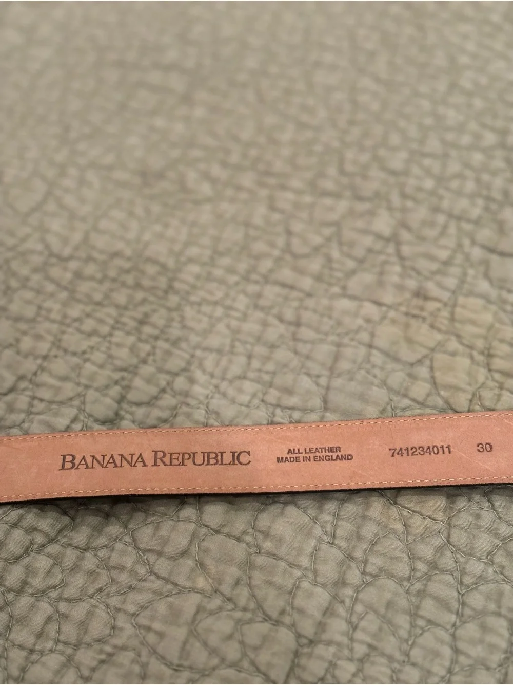 Banana Republic Brown Snakeskin Leather Belt S